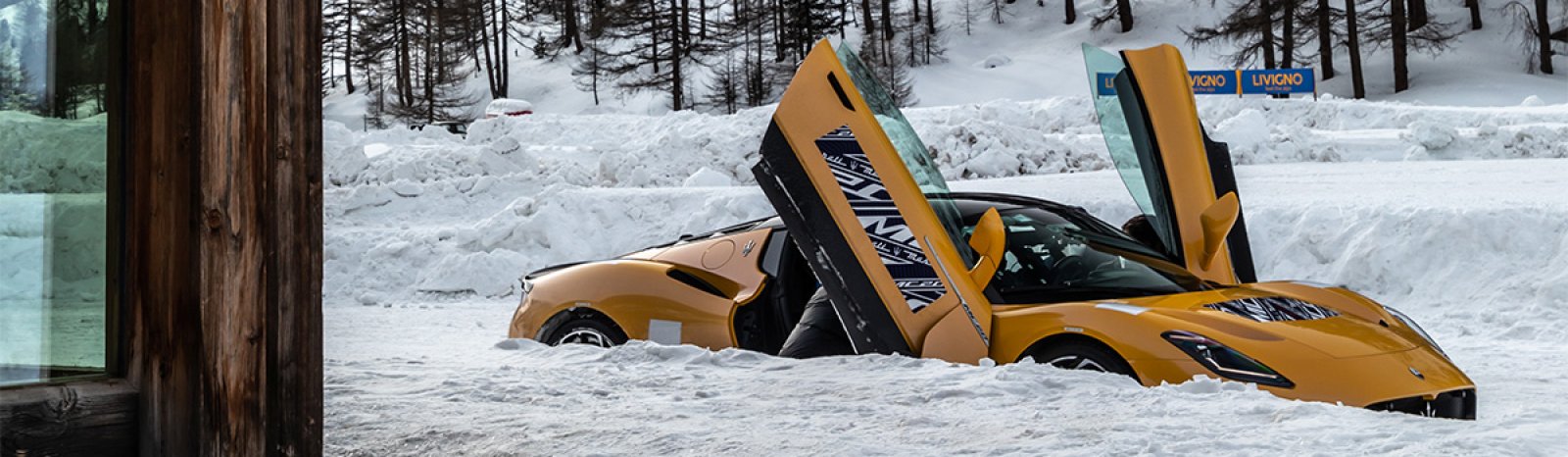 Der MC20 auf Schnee und Eis