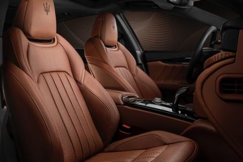 05 Maserati Quattroporte Royale - ZEGNA Pelletessuta interior